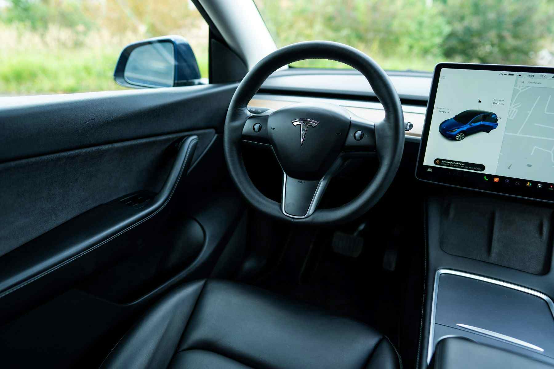 Tesla interior