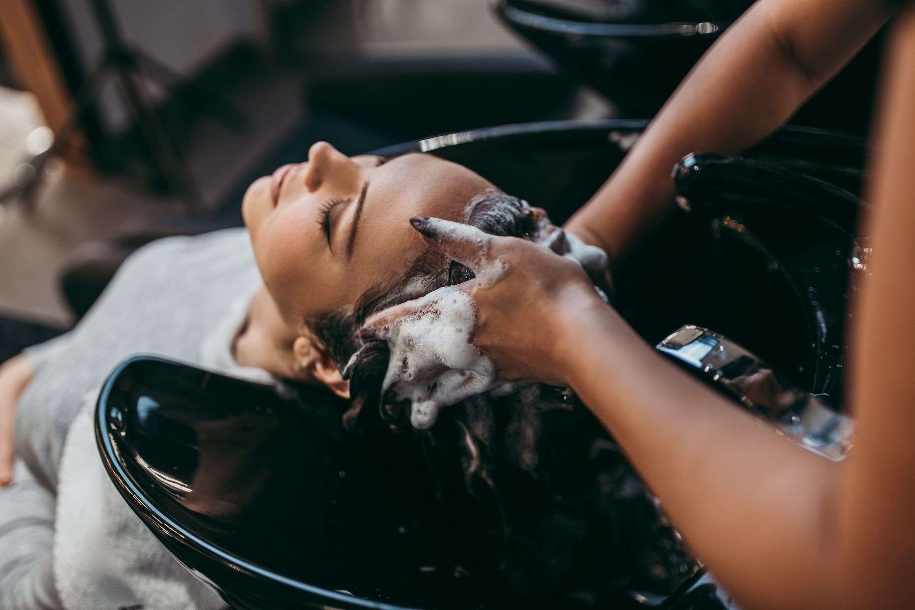 Woman in salon