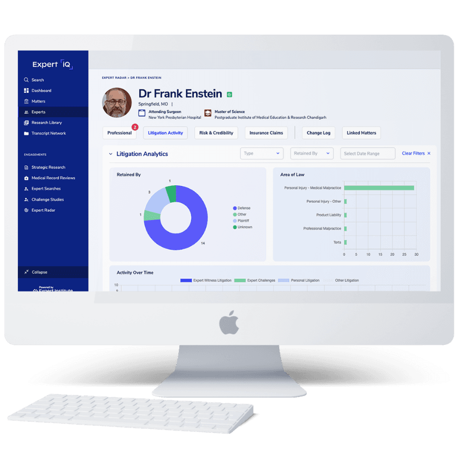 Expert iQ on Monitor Display